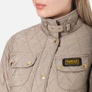 Barbour International Women's Quilt Jacket - Taupe Pearl - UK 6