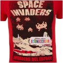 T-Shirt Homme Atari Space InVadors Del EAtari - Rouge