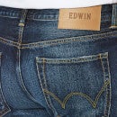 Edwin Men's ED-80 Slim Tapered Rainbow Selvedge Denim Jeans - Contrast Dark Wash