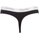 Calvin Klein Women's Ck One Logo Thong - Black