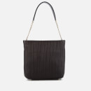 DKNY Women's Pinstripe Quilted Shopper Bag - Black