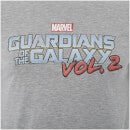 Marvel Men's Guardians of the Galaxy Vol. 2 Logo T-Shirt - Grey