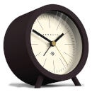 Newgate Fred Barrel Silent Alarm Clock - Chocolate Black