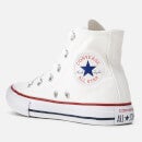 Converse Kid's Chuck Taylor All Star Hi - Top Tainers - Optical White - UK 12 Kids