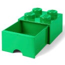 LEGO Aufbewahrungsbox 4 - 1 Schublade (Dunkelgrün)