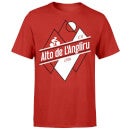 Alto De L'Angliru Men's Red T-Shirt