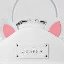 Grafea Women's Mini Zippy Kitty Backpack - White