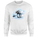 Star Wars AT-AT Christmas Reindeer Bianco Maglione Natalizio