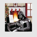 Star Wars Darth Vader Piano Spelend Kersttrui - Grijs