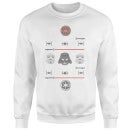 Star Wars Imperial Knit White Christmas Jumper
