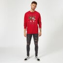 Disney Mickey Mouse Christmas Tree Mickey Red Christmas Jumper