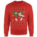 Disney Mickey Mouse Christmas Tree Mickey Red Christmas Jumper