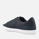 Lacoste Men's Lerond Bl 1 Leather Trainers - Navy