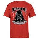 Star Wars Christmas Darth Vader Humbug! Red T-Shirt