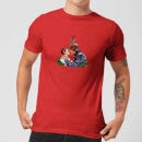 Camiseta Navidad Star Wars "Muérdago Beso" - Hombre/Mujer - Rojo