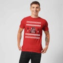 T-Shirt Star Wars Christmas Darth Vader Knit Red