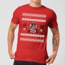 Star Wars Darth Vader Kerst T-Shirt- Rood