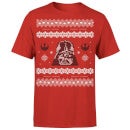 Star Wars Darth Vader Kerst T-Shirt- Rood