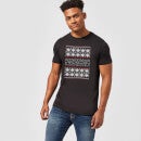 Star Wars Darth Vader Imperial Starship Kerst T-Shirt- Zwart