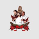 T-Shirt Star Wars Christmas Jedi Carols Grey