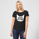Camiseta "Crazy Cat Lady" - Mujer - Negro