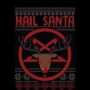 Camiseta Navidad "Hail Santa" - Mujer - Negro