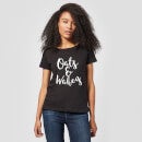 Camiseta para mujer Oats and Wahey - Negro