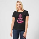 Camiseta Just Wanna Have Guns para mujer - Negro