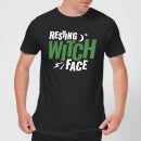 Resting Witch Face T-Shirt - Black