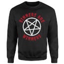 Sinners are Winners Sweatshirt - Black