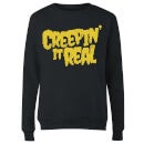 Creepin it Real Women's Sweatshirt - Black