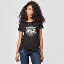 Camiseta I Wake up Awesome para mujer - Negro