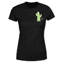 Cactus Fairy Lights Women's T-Shirt - Black