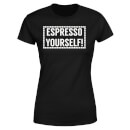 Camiseta "Espresso Yourself" - Mujer - Negro
