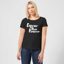Camiseta "Espresso Then Prosecco" - Mujer - Negro
