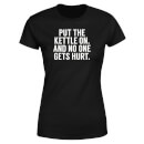 Camiseta "Put The Kettle On And No One Gets Hurt" - Mujer - Negro