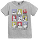 Star Wars The Last Jedi Light Side Kids' Grey T-Shirt