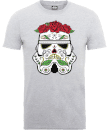 Star Wars Day Of The Dead Stormtrooper T-Shirt - Grey