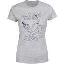 Camiseta Disney Cenicienta All You Need Is Love And... - Mujer - Gris