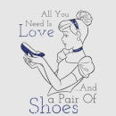 Disney Princess Cinderella All You Need Is Love Women's T-Shirt - Grey