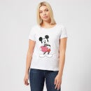 T-Shirt Femme Mickey Mouse Je t'Offre mon Cœur (Disney) - Blanc