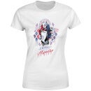 T-Shirt Femme Daddy's Lil Monster Harley Quinn - Suicide Squad (DC Comics) - Blanc