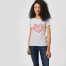 Star Wars Valentine's Heart Montage Women's T-Shirt - Grey