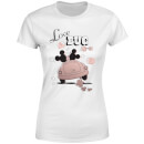 T-Shirt Femme Mickey Mouse et Minnie Love Bug (Disney) - Blanc