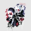 T-Shirt Femme Suicide Squad Harley Quinn et le Joker (DC Comics) - Gris