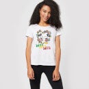 Disney Mickey Mouse Hippie Love Frauen T-Shirt - Weiß