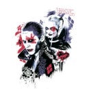 T-Shirt Femme Suicide Squad Harley Quinn et le Joker (DC Comics) - Blanc