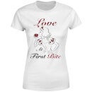 T-Shirt Femme Love At First Bite - Blanche - Neige (Princesse Disney) - Blanc