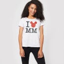 T-Shirt Femme I Heart MM Mickey Mouse (Disney) - Blanc