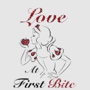 T-Shirt Femme Love At First Bite - Blanche - Neige (Princesse Disney) - Gris